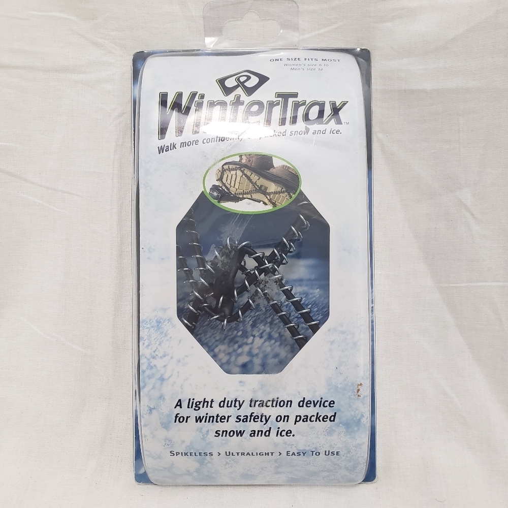 WinterTrax‎ Ultralight Spikeless Traction Womens 6 to Mens 12 Snow And Ice NEW